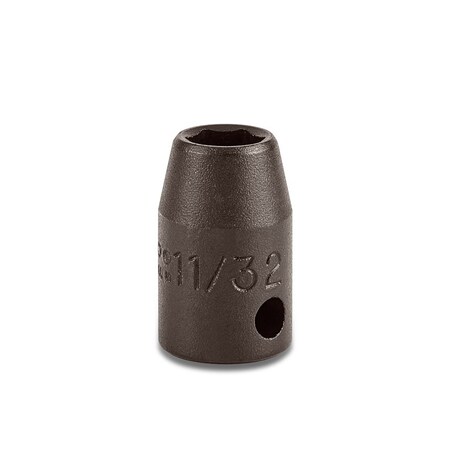 Impact-Sockets - Impact Socket 3/8" Drive 11/32 6 Pt - Impact Socket 3/8